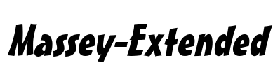 Massey-Extended Font Image