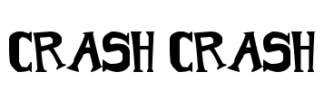 Crash Crash Font Image