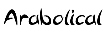 Arabolical Font Image