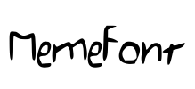 MemeFont Font Image