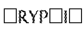 CrypTiX Font Image