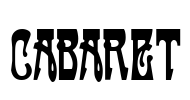 Cabaret Font Image