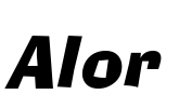 Alor Font Image