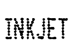 Inkjet Font Image