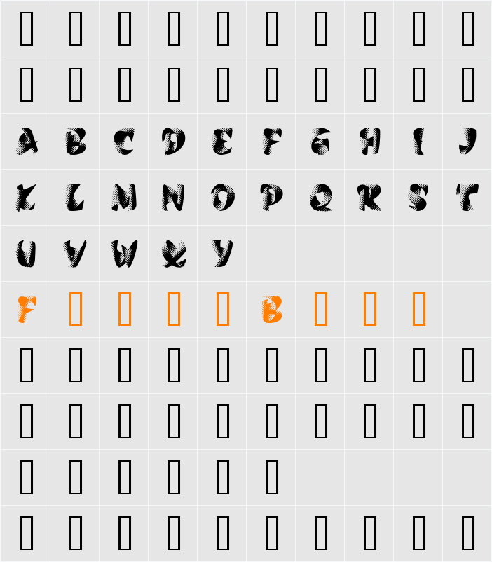 Calypso Demo Character Map