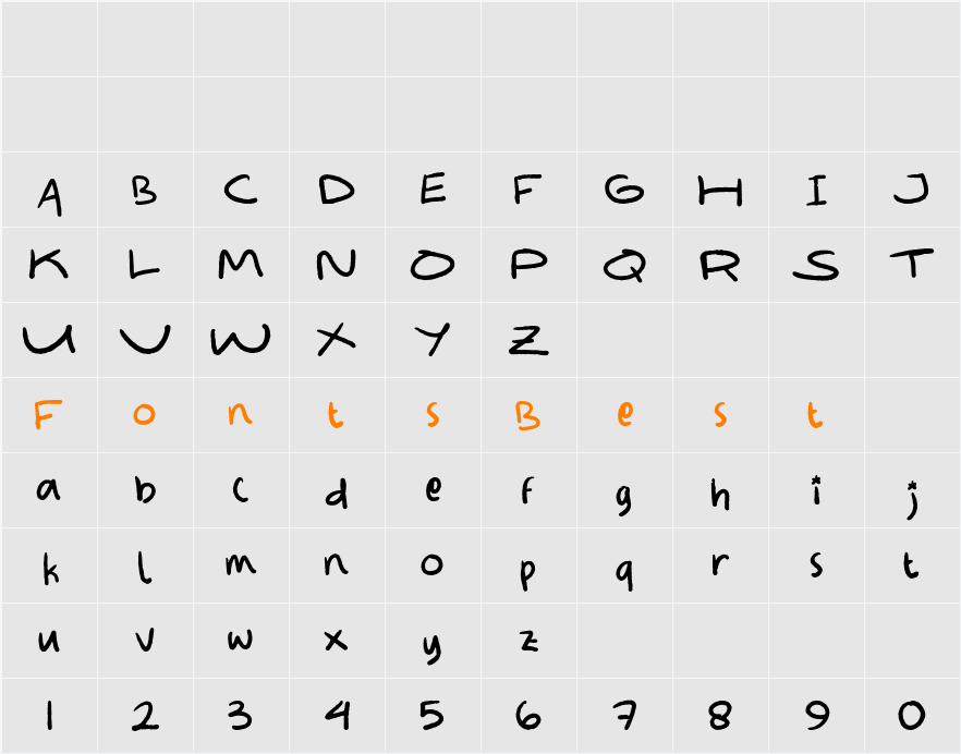 SL Minoel Character Map