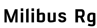 Milibus Rg Font Image