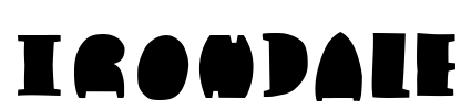 Irondale Font Image