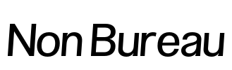 Non Bureau Font Image