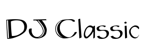 DJ Classic Font Image