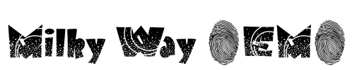 Milky Way DEMO Font Image