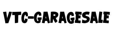 VTC-GarageSale Font Image