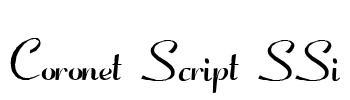 Coronet Script SSi