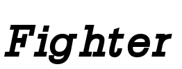 Fighter Font Image