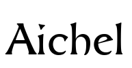 Aichel Font Image