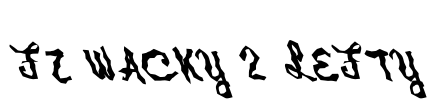 FZ WACKY 2 LEFTY Font Image