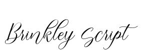 Brinkley Script Font Image