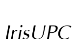 IrisUPC Font Image