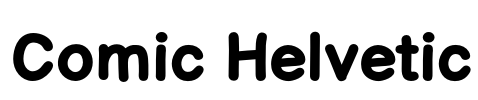 Comic Helvetic Font Image