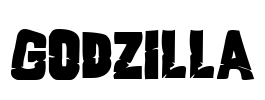 Godzilla Font Image