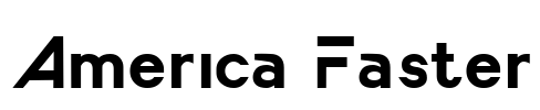 America Faster Font Image