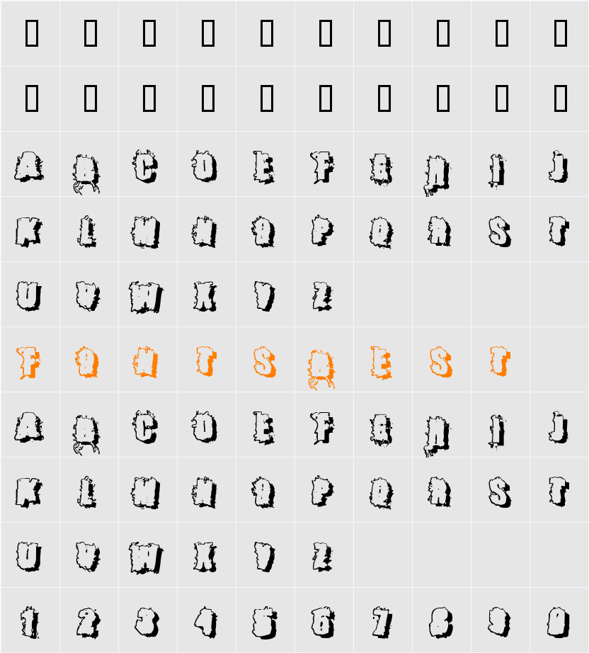 Catch 22 Character Map