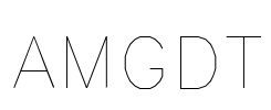 AMGDT Font Image