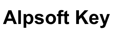 Alpsoft Key Font Image