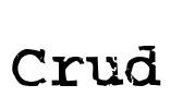 Crud Font Image