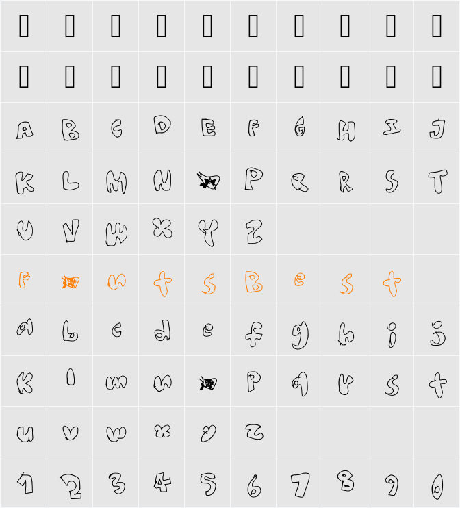 Silver Character Map