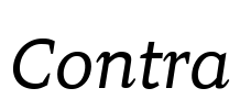 Contra Font Image