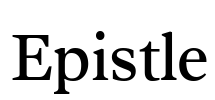 Epistle Font Image