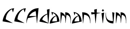 CCAdamantium Font Image