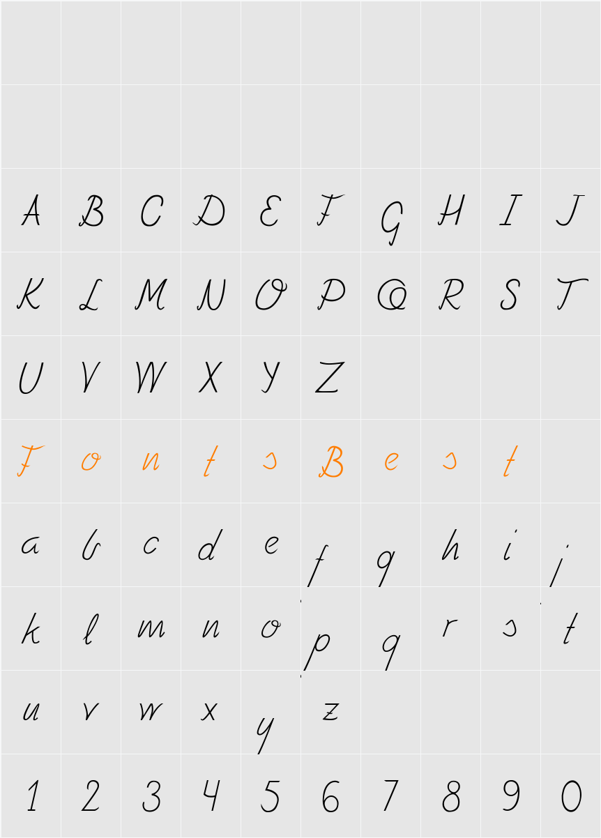 Fely Character Map