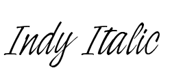 Indy Italic