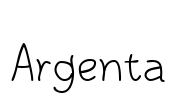 Argenta Font Image