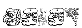 Mayan Font Image