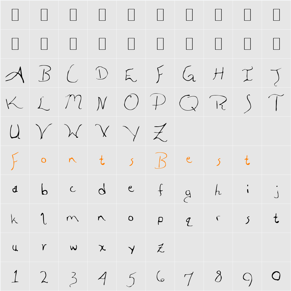 Aleia Character Map