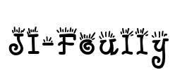 JI-Foully Font Image