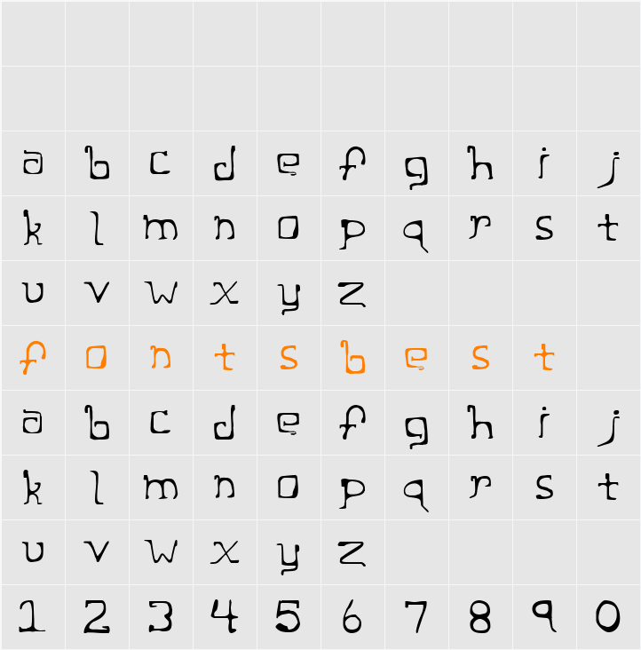 Cage Character Map