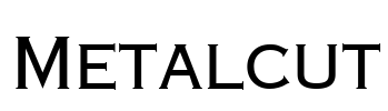 Metalcut Font Image