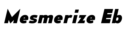 Mesmerize Eb Font Image