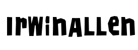 IrwinAllen Font Image