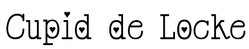 Cupid de Locke Font Image