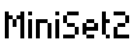 MiniSet2 Font Image