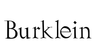 Burklein Font Image