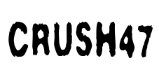 Crush47 Font Image