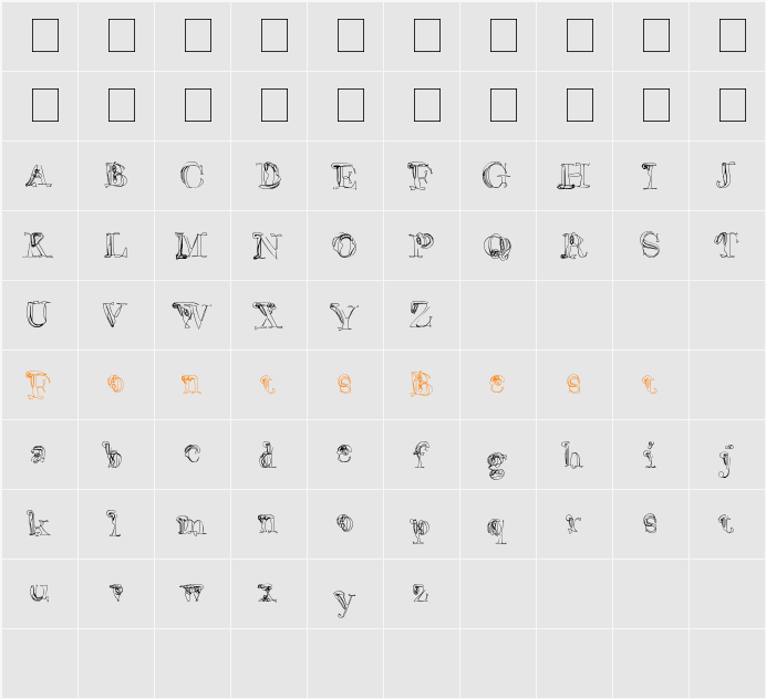 False Advertising Character Map