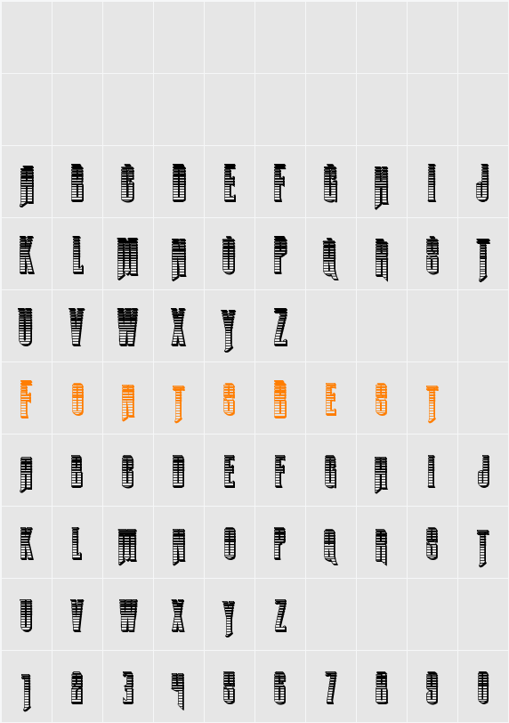 Butch & Sundance Chrome Character Map