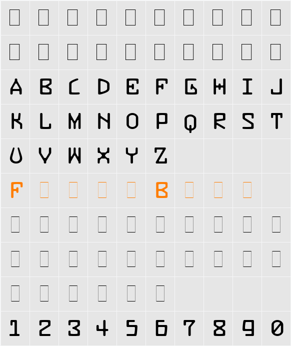 Buzzer Three LET Character Map